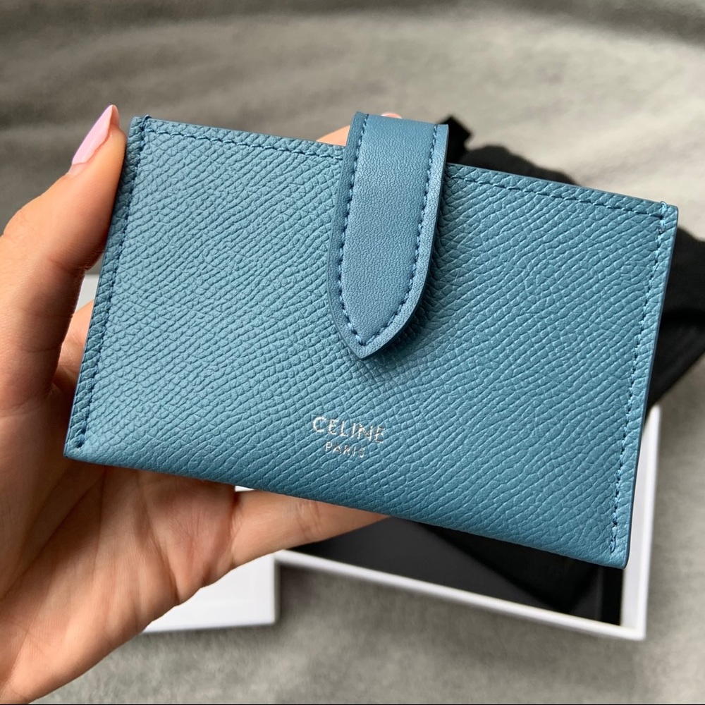 Celine Cardholder in Blue NWT